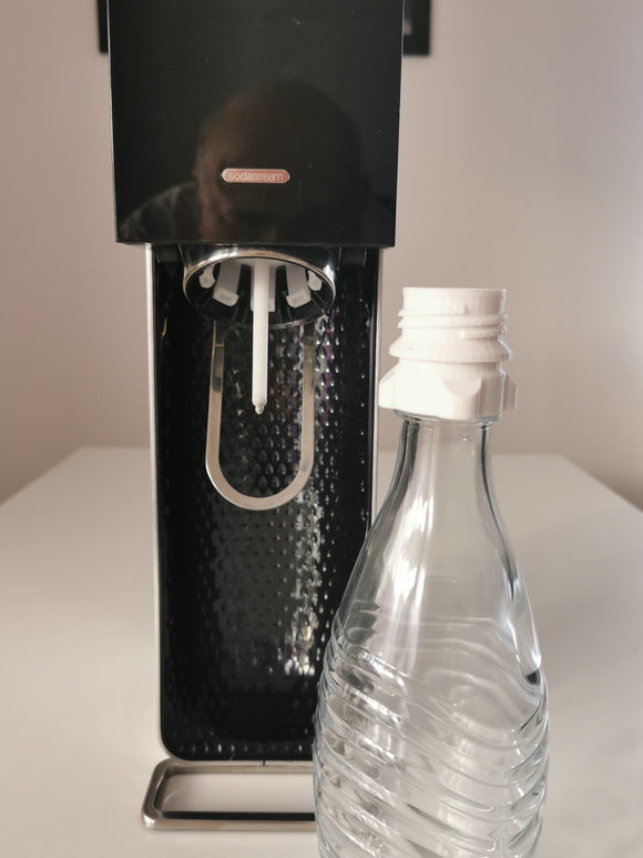 Adapter für Sodastream POWER, Easy, Spirit auf Glasflaschen Crystal