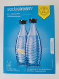2 X SodaStream Crystal Glaskaraffe Flasche 0,6 L